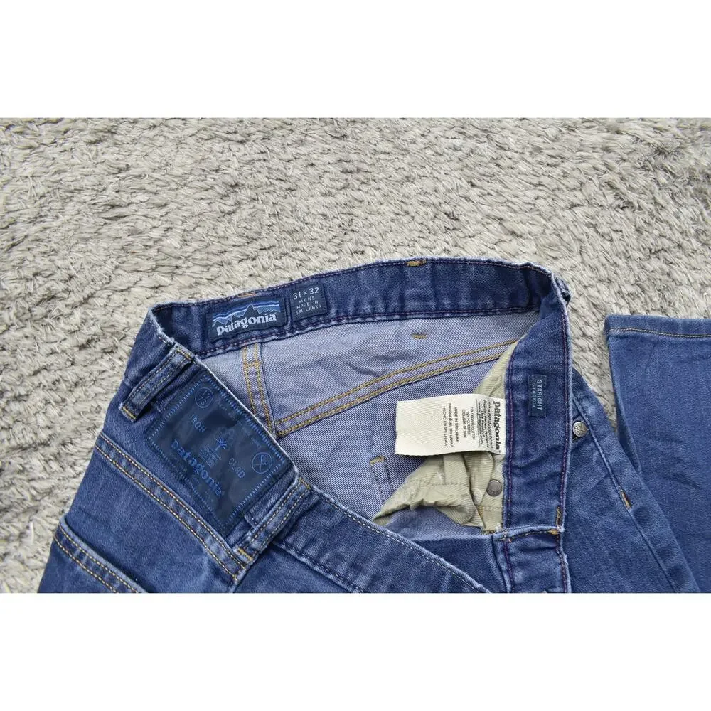 Patagonia Men's Slim Jeans - Blue Denim